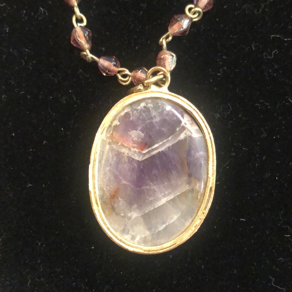Natural Purple Gemstone “Amethyst” Pendant - Picture 3 of 6